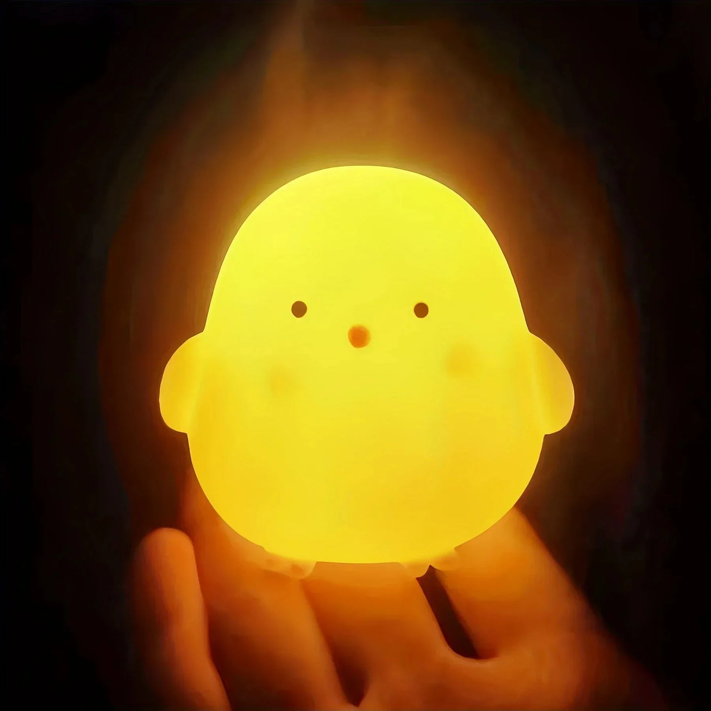 Duck Night Light Bedroom Decoration Cute Cartoon Animal Night Light Christmas Gifts for Kids Room Bedside Sleeping Lamp