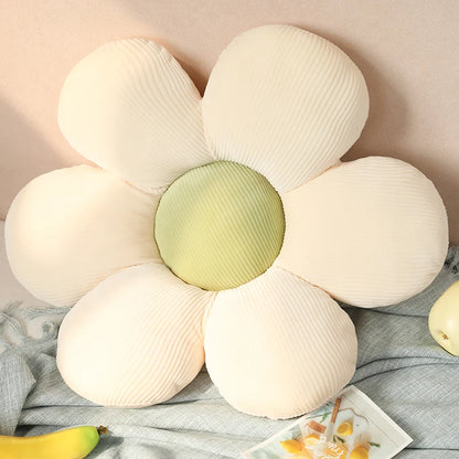 30-65cm Kawaii Colorful Flower Plush Pillow Cushion Soft Sunflower Plant Mat Stuffed Sofa Bed Sleeping Back Cushion Decor Gifts