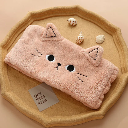 1Pair Cartoon Face Wash Wrist Strap Sweat Band Towel Band Flexible Absorbent Wrist Strap Reusable for Face Wash Comfortable