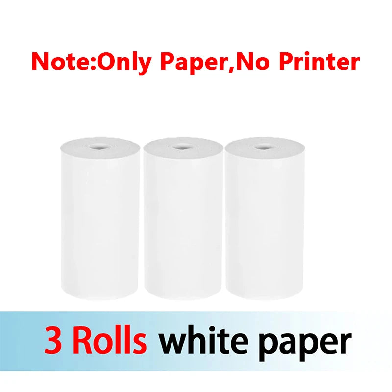 58Mm Mini Portable Thermal Printer Wireless Bluetooth Mobile Pocket Photo Printer Memo Wrong Question HD Printing with USB Cable
