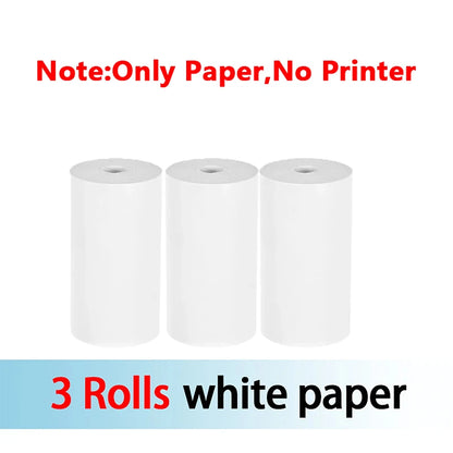58Mm Mini Portable Thermal Printer Wireless Bluetooth Mobile Pocket Photo Printer Memo Wrong Question HD Printing with USB Cable