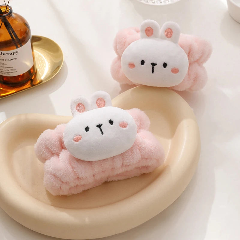 1Pair Cartoon Face Wash Wrist Strap Sweat Band Towel Band Flexible Absorbent Wrist Strap Reusable for Face Wash Comfortable