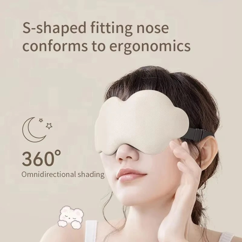 6D Cloud Eye Mask Sleep Blackout Breathable Three-Dimensional Eye Mask Men and Women Nap Exquisite Sleep Special Eye Masks